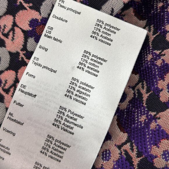 Maje Irosa Floral Jacquard Skort Shorts ASO Veronica Lodge - Picture 10 of 11